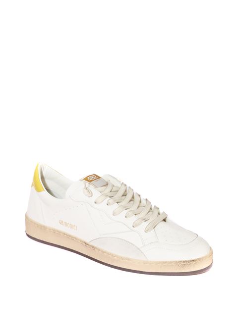 Sneaker play bianco/giallo 4B12 | PLAYNEW UU101-BIA/GIALLO